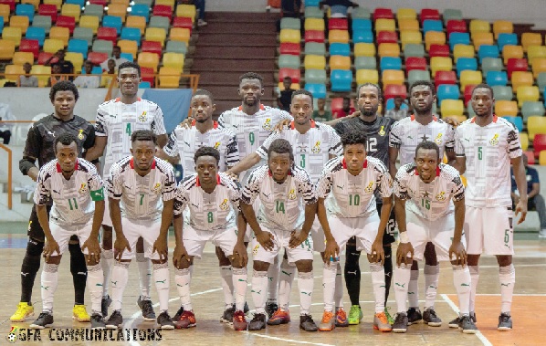 Ghana's Futsal team are training at Prampram for the continental competition
