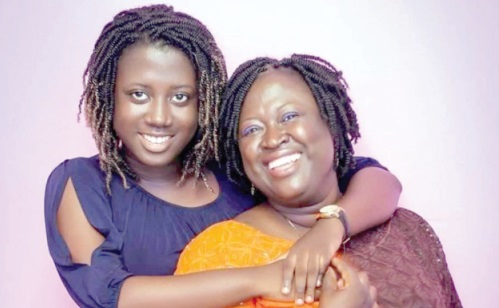 Nana Yaa Ohenewaa Kuffour (left), living with autism, turned 21 years in March and her mother, Mary Amoah Kuffuor, the Founder of Klicks Africa Foundation, an organisation she set up to support people living with autism and serve as an advocacy