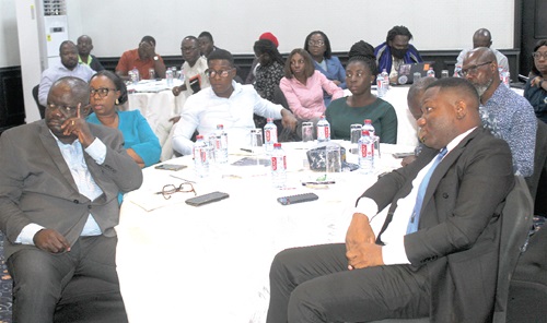 Participants in a workshop on combatting illegal wildlife trade in Accra.