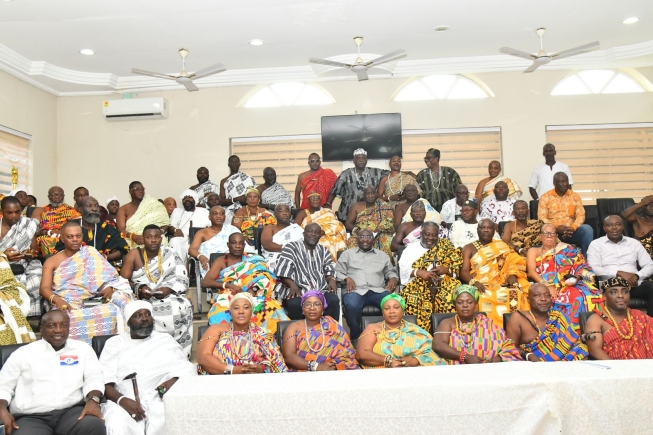 Your selfless and caring nature will help this country - Greater Accra House of Chiefs to Bawumia