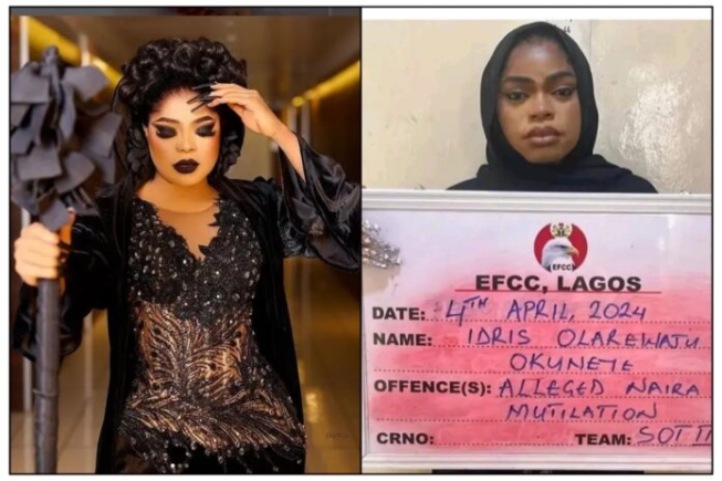 Bobrisky sentenced to six months jail term without option for fine