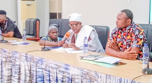 Kpan-Naa Abubakari Andani, the Chief of Kpano, addressing the event