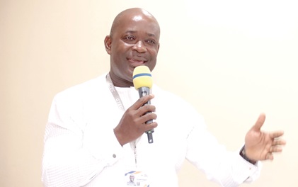Prof. Ahmed Jinapor Abdulai, Director-General, Ghana Tertiary Education Commission, speaking during the policy framework dialogue. Picture: ELVIS NII NOI DOWUONA