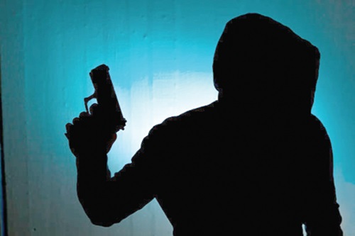 An armed robber