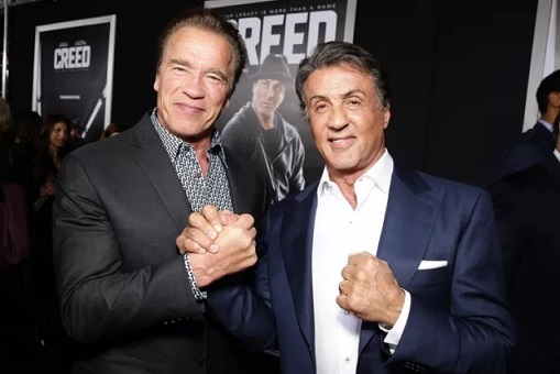 Arnold Schwarzenegger says Sylvester Stallone rivalry helped his career