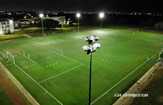 GFA commissions first set of floodlights at Ghanaman Soccer Centre of Excellence