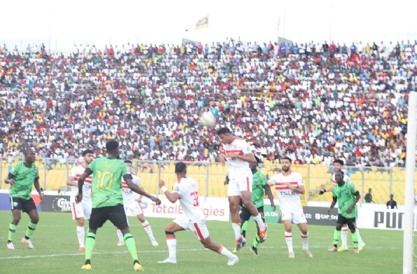 Dreams shattered as Zamalek qualify for Confed Cup final. Photos: Emmanuel Baah