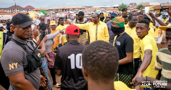 Alan Kwadwo Kyerematen on campaign tour in Bono regions 