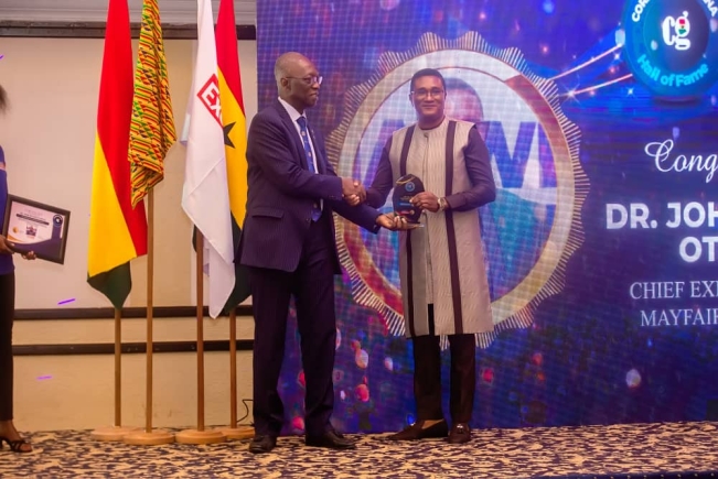 Mayfair Estate CEO honoured at 8th Corporate Ghana Hall of Fame 2024