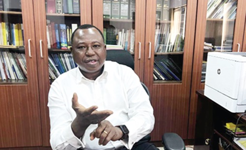 Joseph Akanjolenur Whittal, Commissioner of CHRAJ, speaking in an interview with the Daily Graphic