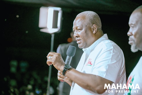 John Dramani Mahama — NDC flag bearer
