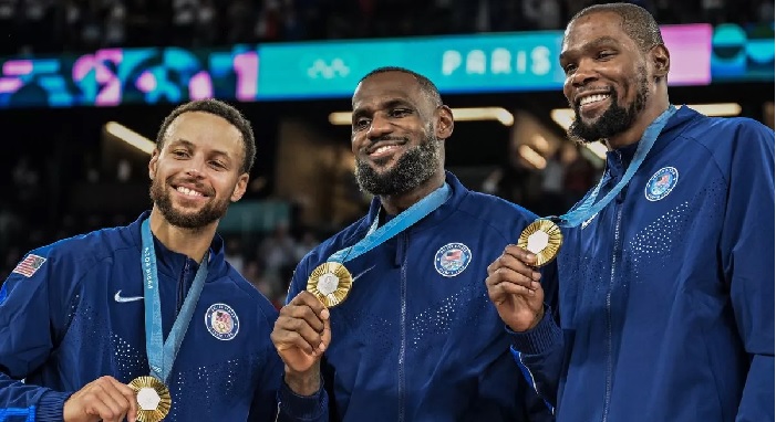 Team USA won gold in the men's basketball competition