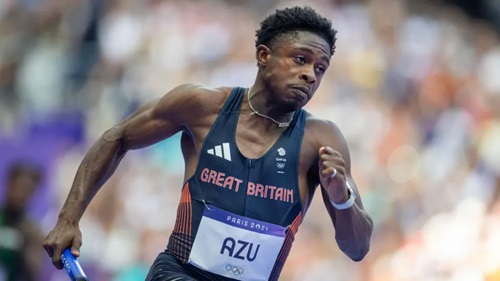 Jeremiah Azu becomes first Welsh Olympic track and field medallist since 1996