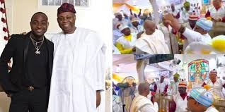 Davido’s father donates 1billion naira (GHC9,915,939.58) to church, netizens react