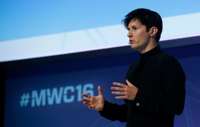 Founder and CEO of Telegram Pavel Durov delivers a keynote speech during the Mobile World Congress in Barcelona, Spain February 23, 2016. REUTERS/Albert Gea/File Photo