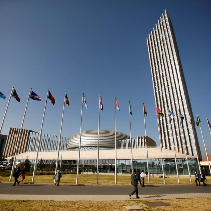 File Photo: African Union headquarters 