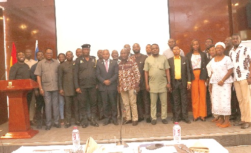  Members of the Association of Private Security Organisations after the meeting