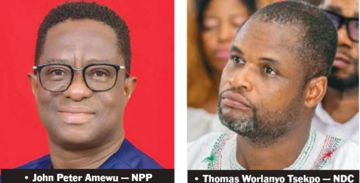 John Peter Amewu — NPP, Thomas Worlanyo Tsekpo — NDC