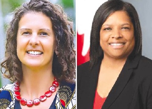  Harriet Thompson —  British High Commissioner, H.E. Myriam Montrat — High Commissioner of Canada 