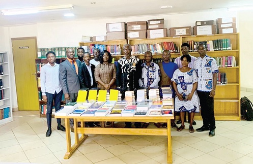 Staff of the UG Law Library after the donation
