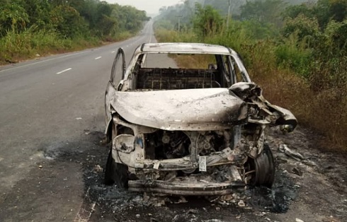 Remnant of the Toyota Hilux Pickup 