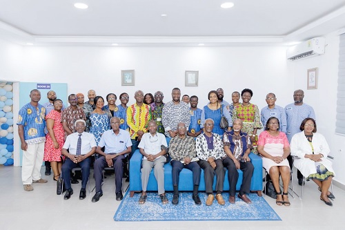 Some senior members of the Medical Department of the Korle Bu Teaching Hospital, representatives of the Edward Mensah Wood and Associates Limited, and members of the Medical Department, UGMSC