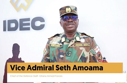  Vice Admiral Seth Amoama  — Chief of the Defence Staff, Ghana Armed Forces