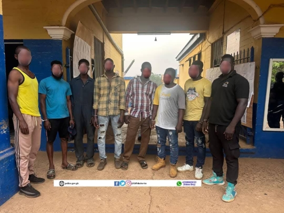 Police arrest 8 for attack on Metro Mass Transit Workshop in Sunyani