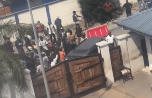 Post-election tensions: Irate youth storm Ghana Gas Head Office