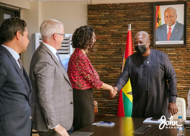 Mahama tells US, UK diplomats Ghana’s energy sector requires urgent action