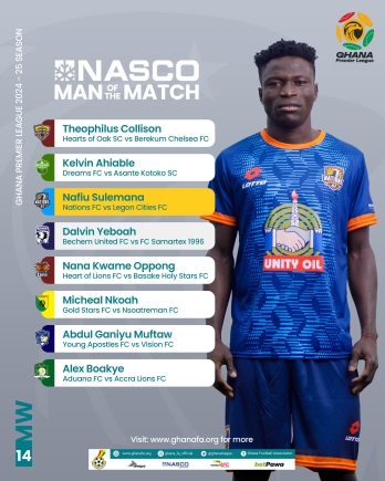 Exciting performances and NASCO Man of the Match winners highlight GPL matchweek 14
