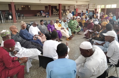 Participants in a group discussion during the programme