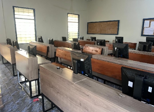 Tsenku Hiking Club hands over renovated ICT Lab to Obosomase Presby Basic School