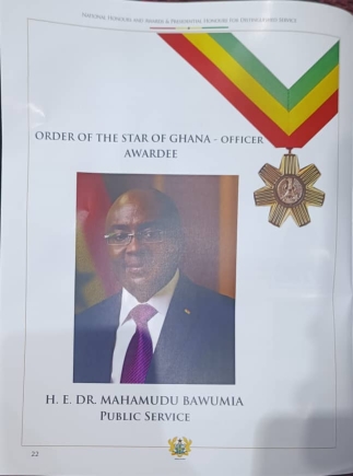 Ghana National Honours: See list of 2024 award winners including Bawumia, Napo, Hawa Koomson and others