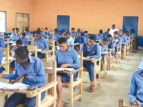  Some candidates writing the 2024 November/December Certificate II Examinations