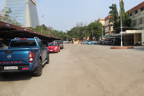 The surroundings of the Ministries in Accra. Picture: ESTHER ADJORKOR ADJEI 