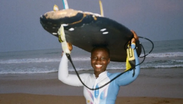Five years ago Kwofie and his brothers started a programme called Black Girls Surf to teach female surfers to first swim and then catch waves.