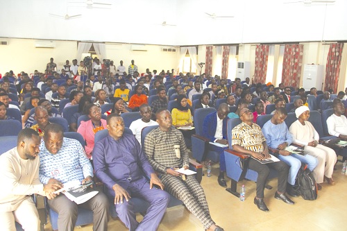 The faculty members and students of the Department of Political Science of the University of Education