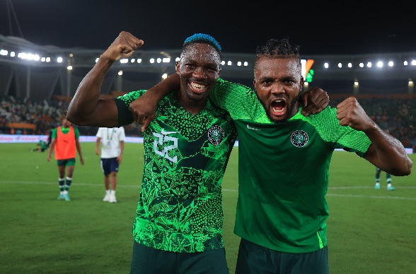 Nigeria are through to the semi-final of 2023 AFCON after beating Angola 1-0