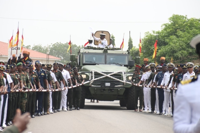 When Ghana Armed Forces bid farewell to CDS Vice Admiral Seth Amoama after his 40 years service