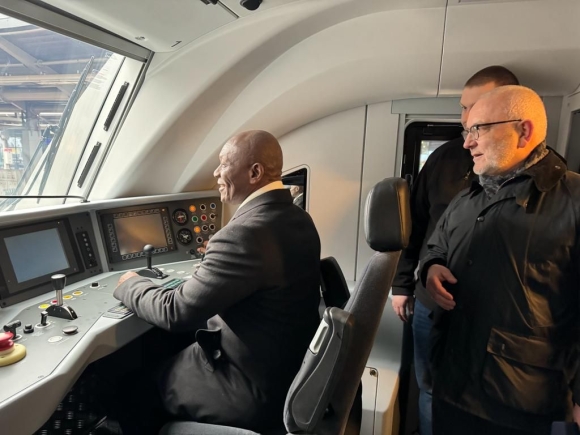 New train assembled in Poland for use on Tema-Mpakadan railway line handed over to Ghana