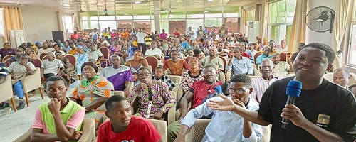 A section of community members at a stakeholder’s forum
