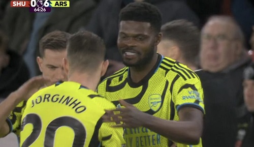Thomas Partey makes return in Arsenal's 6-0 rout of Sheffield United