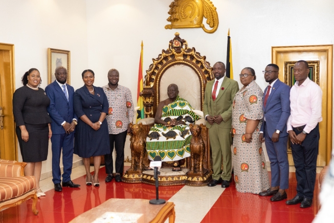 SIGA Management meets Asantehene