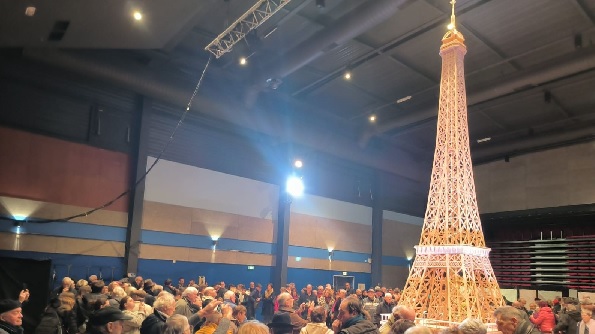 Around 4,000 people came to see the finished model in January. Pic: Facebook/Richard Plaud