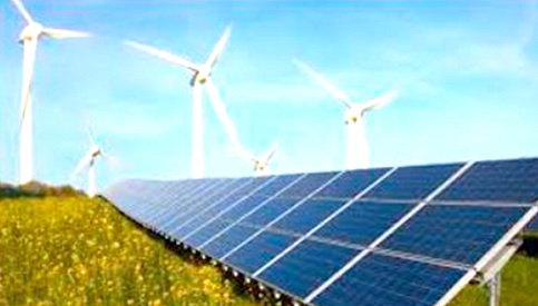 Sun and wind enabled energy. Some solutions to fosil fuels and their production on the climate