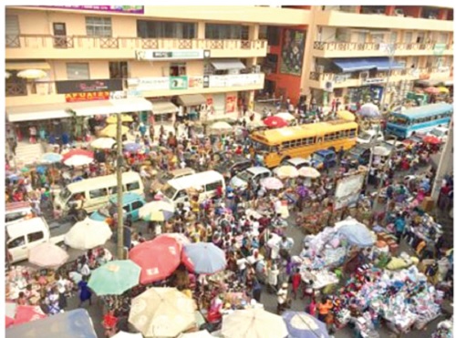 Bustling Accra Central