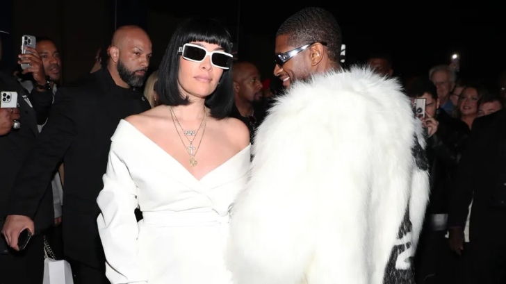 Usher promised a celebration for his Super Bowl halftime show and he did not fumble