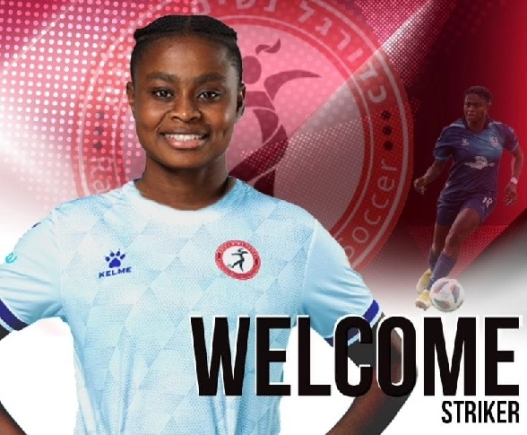 Princella Adubea has joined Israeli club Hapoel Ra'anana  AFC