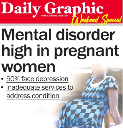 Mental disorder high in pregnant women